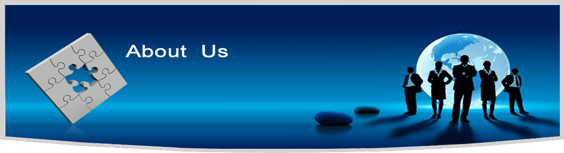 about us image with blue background